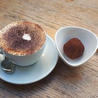 Raw chocolate truffle at Bondi in Casablanca