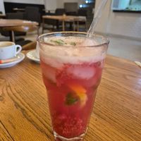 Raspberry and mint lemonade at Bondi in Casablanca