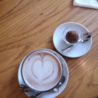 Hot Chocolate and raw vegan Truffle at Bondi in Casablanca