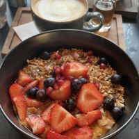 Cold smoothie bowl  at Venue in Prague