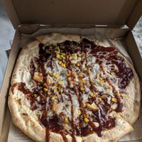BBQ, Garlic, Red Onion, Corn, Tomatoes, Vegan Cheese at Mod Pizza in Baltimore