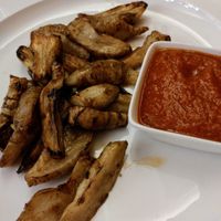 Jerusalem artichokes at Wrenkh Restaurant in Vienna