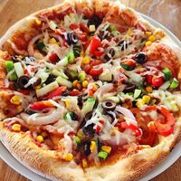 6/1/23 - Tried the 'mega' thicker crust and (no surprise) it was great too BUT think I prefer the 'mod' thinner crust. Corn on pizza was a first; not bad but prob won't again. at Mod Pizza in Annapolis