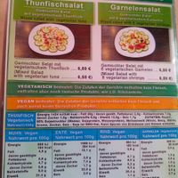 Veggie Menu at Saigon Rice in Mainz