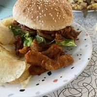 Texas Hot Chicken.  at Spiral Diner & Bakery in Dallas