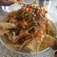 Buffalo nachos at Spiral Diner & Bakery in Dallas