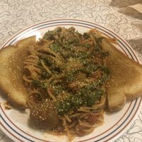 Spaghetti and meatballs  at Spiral Diner & Bakery in Dallas