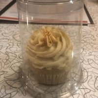 Lemon cupcake to go  at Spiral Diner & Bakery in Dallas