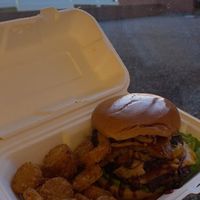 10/10 burger!! And the tater tots were amazing too especially with the double banger sauce  at Rutabagas in Lincoln