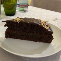 Vegan Sacher😄 at Veg Point in Tenna