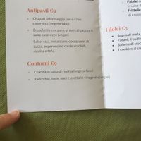 Menu  at Veg Point in Tenna