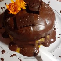 Torta Sacher at Bioristoro Cristo Re in Bienno