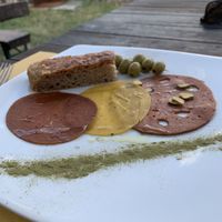 Epic vegan salami at Bioristoro Cristo Re in Bienno