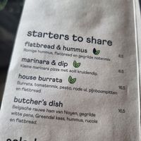 Finally some vegan starters at Otomat in Bruges