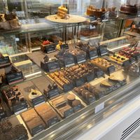 Cake counter  at Cocoa Black in Peebles
