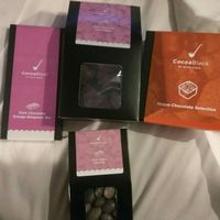 Variery of vegan options at Cocoa Black in Peebles