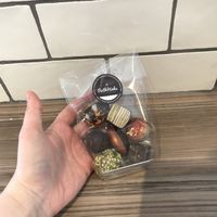 Vegan chocolates  at Cocoa Black in Peebles