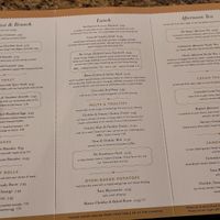 Menu Oct 2023 at Huffkins in Stow-on-the-wold