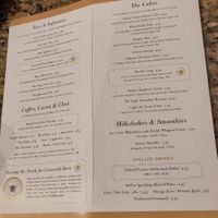 Menu Oct 2023 at Huffkins in Stow-on-the-wold