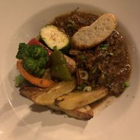 Ragout de seitán y shitake  at Tothora in Begur