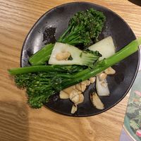Wok fried greens  at Wagamama - New St in Birmingham
