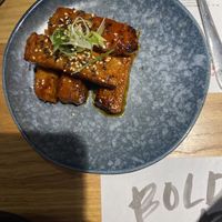 Sticky vegan ribs  at Wagamama - New St in Birmingham