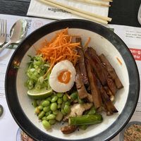 Gaz Oakley collab dish at Wagamama - New St in Birmingham