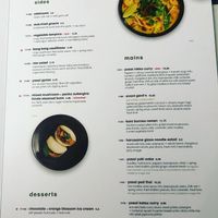Vegan menu  at Wagamama in Bournemouth