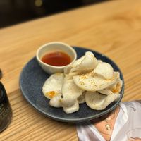 Prawwn crackers  at Wagamama in Bridgend