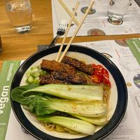 Spicy vegan short 'rib' ramen at Wagamama - Cabot Circus in Bristol