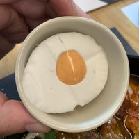 Side of vegan egg  at Wagamama in Bury St Edmunds