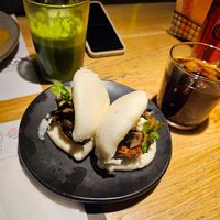 Bao buns. at Wagamama in Bury St Edmunds