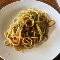 Pesto pasta without cheese  at Oh My Gulay in Baguio City