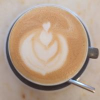 Cappuccino with oat milk at Oh Faon in Marseille