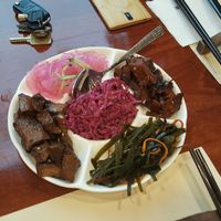 Vegan platter at Chi Lin Vegetarian in Kowloon