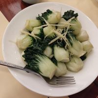 Bok choy at Chi Lin Vegetarian in Kowloon