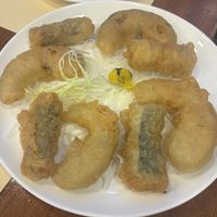 Pumpkin with seaweed  at Chi Lin Vegetarian in Kowloon