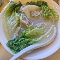 Mushroom Wonton w/ Vegetable and Soup at Chi Lin Vegetarian in Kowloon