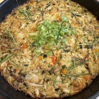 Baked bean curd  at Chi Lin Vegetarian in Kowloon