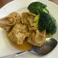 Beancurd patties  at Chi Lin Vegetarian in Kowloon