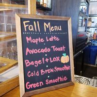 Fall 2019 menu at Two Arrows Coffee in Vail