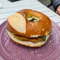 Paprika Bagel at Café Frida in Ulm