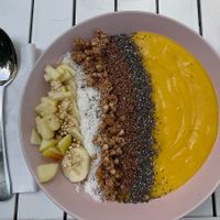 Smoothie-Bowl Mango (klare Empfehlung )  at Café Frida in Ulm