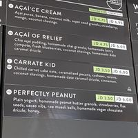 Some menu options, tons more with vegan and veg clearly labeled at Pepper & Pine Co in Amman