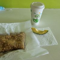 Vegan roti with seamoss drink at Livity Foods - Maybe closed in Castries City
