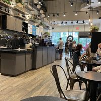 Cafe interior   at Gregory's Coffee - 8th Ave in New York City