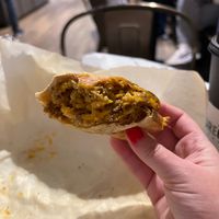 Vegan burrito at Gregory's Coffee - 8th Ave in New York City