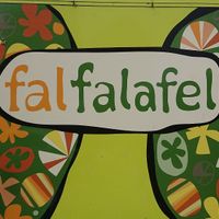 Fal Falafel food truck design at Fal Falafel in Falmouth