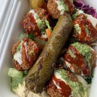 Salad box   at Fal Falafel in Falmouth