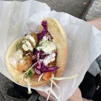 Pitta   at Fal Falafel in Falmouth